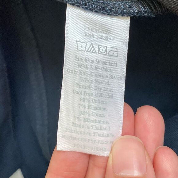 NWT Everlane The Performance 5-Pocket Pant Uniform Slim Fit Navy Size 30x32 - Picture 12 of 14